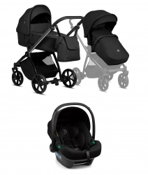 Tutis Mio 3+ BLACK EDITION Obsidian 060 Bērnu rati 3in1