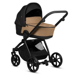 Tutis Mio 3+ LEATHER Beige 180 Bērnu rati 3in1