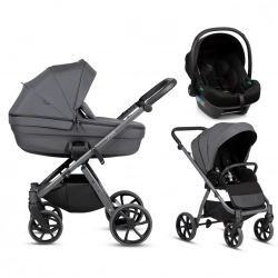 Tutis UNO 6+ ESSENTIAL Antracite 169 Bērnu rati 3in1