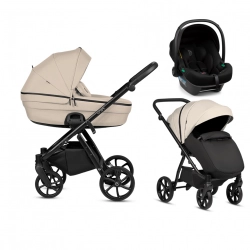 Tutis UNO 6+ ESSENTIAL Beige 180 Bērnu rati 3in1