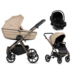 Tutis UNO 6+ LEATHER Nougat 146 Bērnu rati 3in1