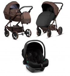 Tutis VIVA6+ ESSENTIAL Espresso 067 Bērnu rati 3in1