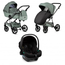 Tutis VIVA6+ ESSENTIAL Sage 039 Bērnu rati 3in1