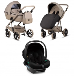 Tutis VIVA6+ ESSENTIAL Warm grey 068 Bērnu rati 3in1