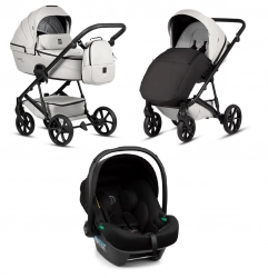 Tutis VIVA6+ LEATHER Cloud 085 Bērnu rati 3in1