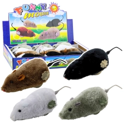 Wind-up Furry Mouse Riding Interactive Mix