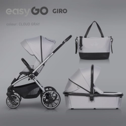 Wózek dziecięcy EasyGo Giro 2w1 Cloudy Gray