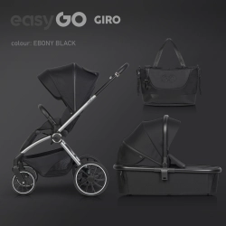 Wózek dziecięcy EasyGo Giro 2w1 Ebony Black