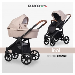 Riko Basic Idol 02 Sand Детская коляска 2в1