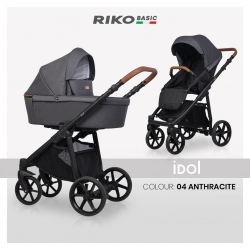 Riko Basic Idol 04 Anthracite Детская коляска 2в1