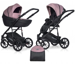 Riko Basic Pacco 02 Pink Детская коляска 2 в 1