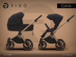 Riko Cava 02 Coal Детская коляска 2 в 1