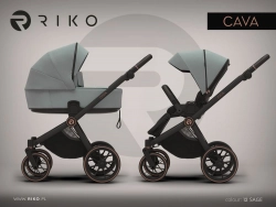 Riko Cava 12 Sage Детская коляска 2 в 1