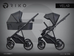 Riko Velar 04 Coal Детская коляска 2in1
