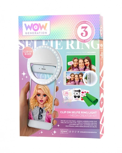 SELFIE LIGHT WITH ACCESSORIES WOW GENERA