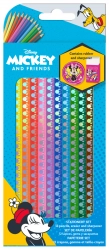 SET PENCILS 12 COLOURS MINNIE