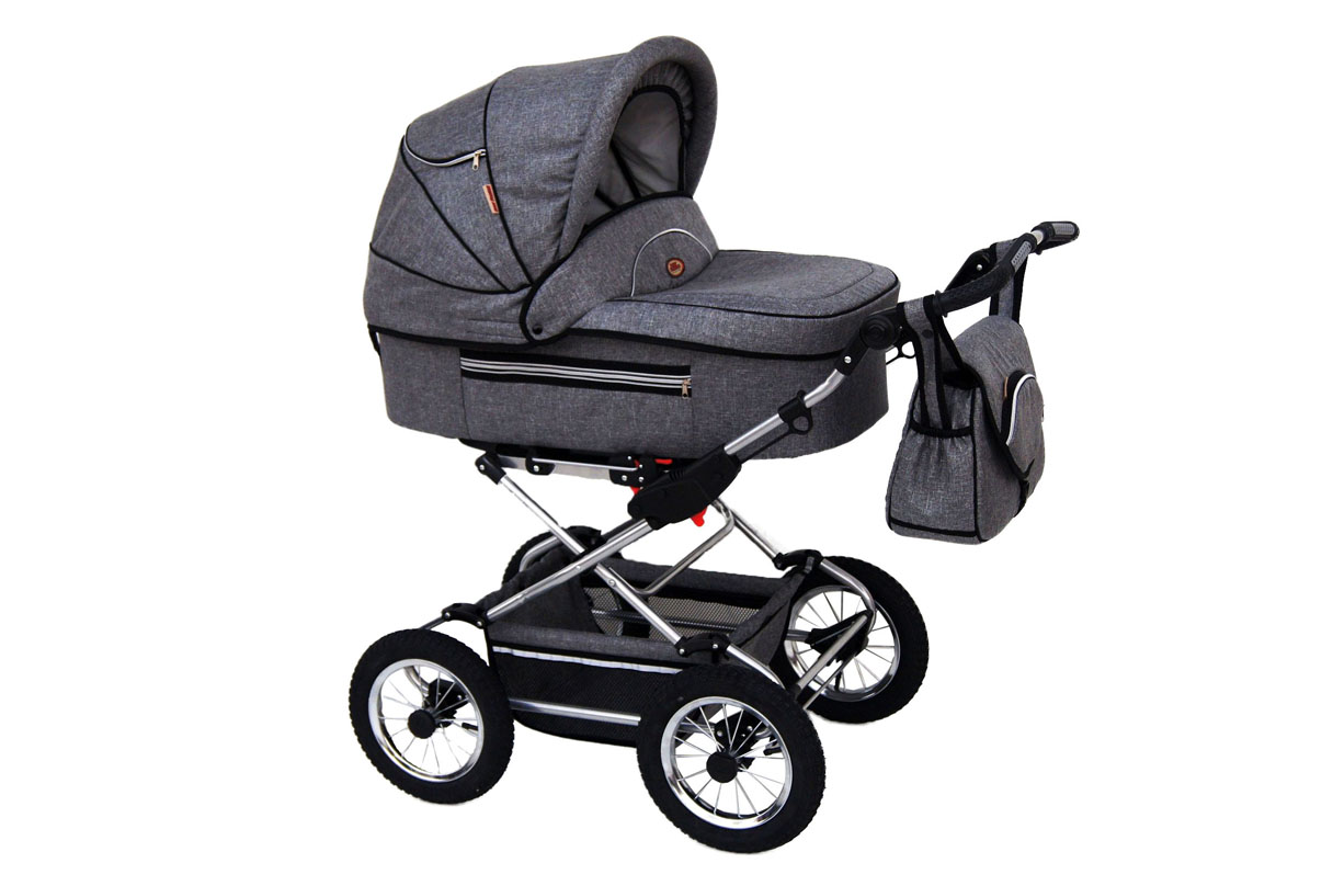 Baby Fashion Fanari 124 Grey Bērnu rati 2in1