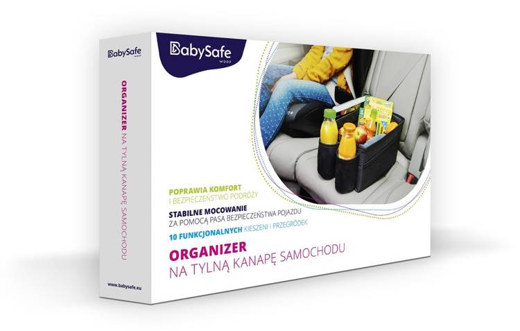 BabySafe Automašīnas aizmugurējā sēdekļa organizators