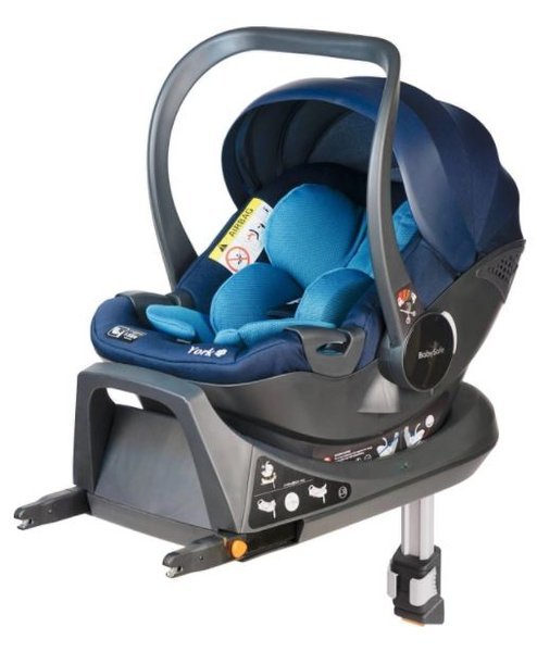 Babysafe York I-size Blue + ISOFIX Base Bērnu autosēdeklis 0-13 kg