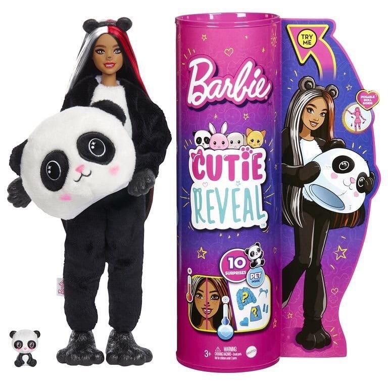 Barbie Cutie Reveal Doll Panda lelle HHG22