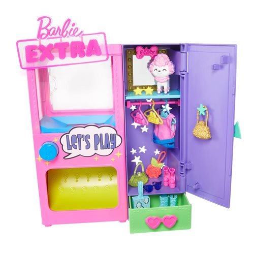 Barbie Extra Surprise Fashion Closet Playset skapis HFG75