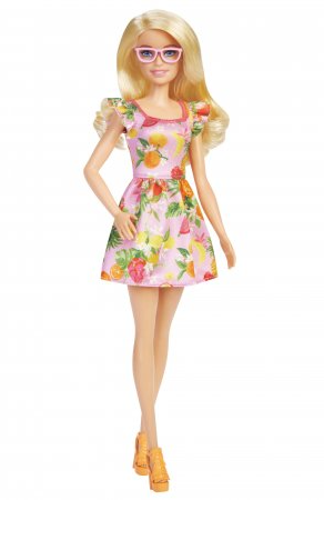 Barbie Fashionistas Doll Asst. Fruit Print Dress HBV15 Lelle
