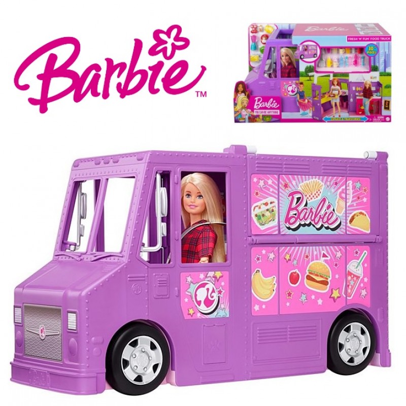 Barbie Food Truck Playset Autobuss lellei GMW07