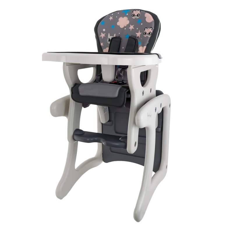 Barošanas krēsls - transformeris Pituso Carlo Raccoon grey