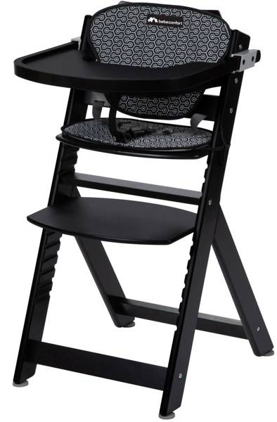Bebe Confort Timba Barošanas krēsliņš ar polsterējumu 3in1 Deep Black/Geometric