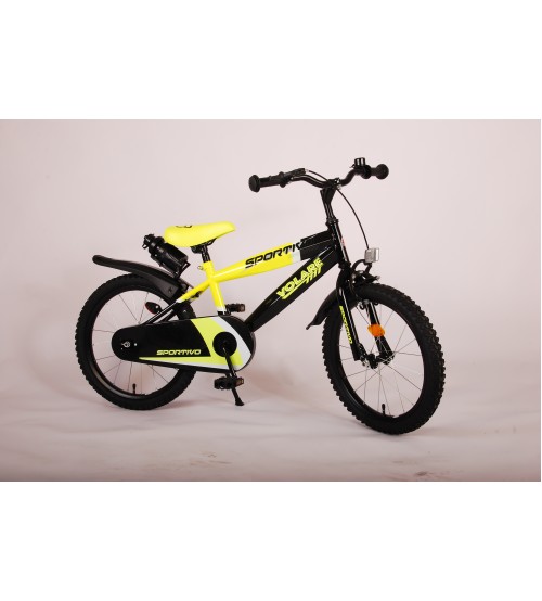 Bērnu divritenis velosipēds 18 collas Sportivo yellow VOL2074