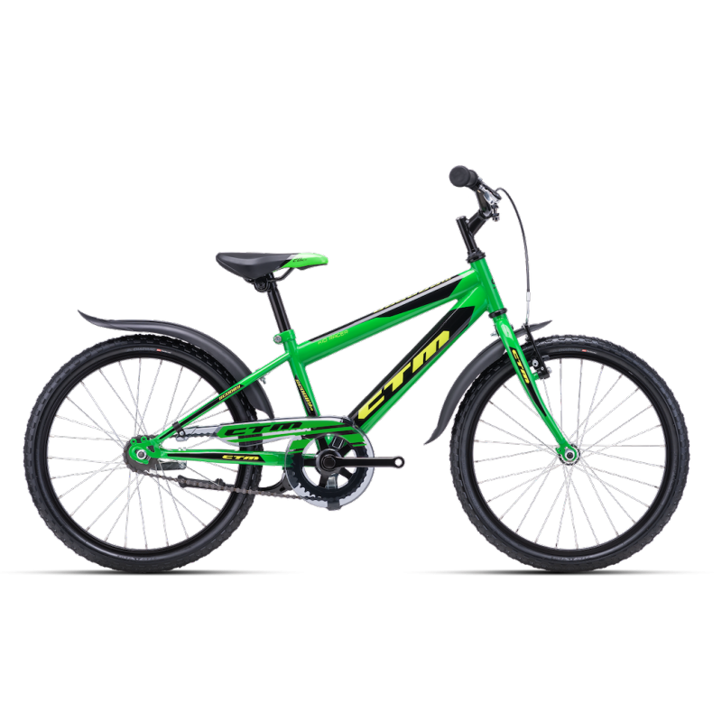 Bērnu divritenis velosipēds CTM Scooby 1.0 Green 20 collas