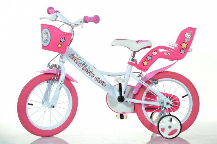 Bērnu divritenis velosipēds Dino bikes Hello Kitty 14" 144R-HK2