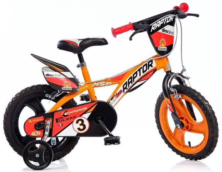 Bērnu divritenis velosipēds Dino bikes Raptor 12" 612L-RP