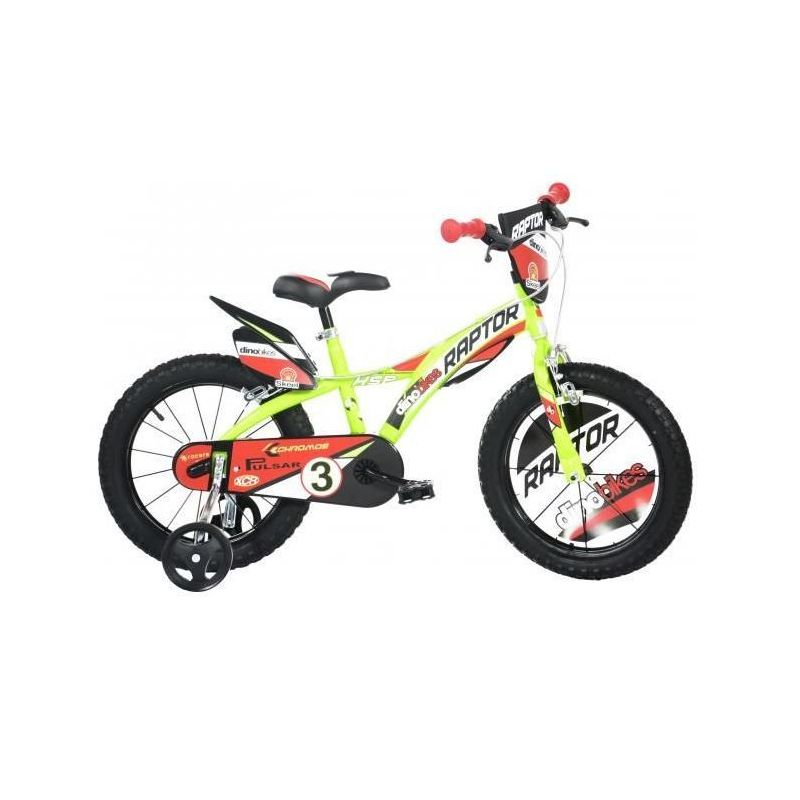 Bērnu divritenis velosipēds Dino bikes Raptor Green 12" 612L-RP
