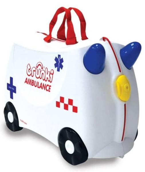 Bērnu koferis ar riteņiem Trunki Ambulance Abbie