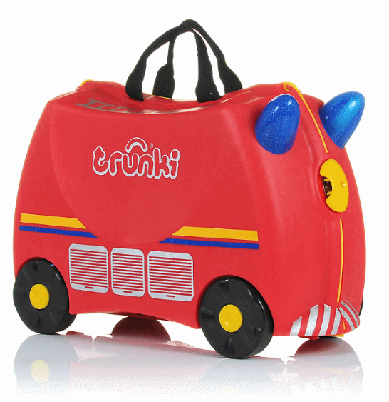 Bērnu koferis ar riteņiem Trunki Frank Fire Truck