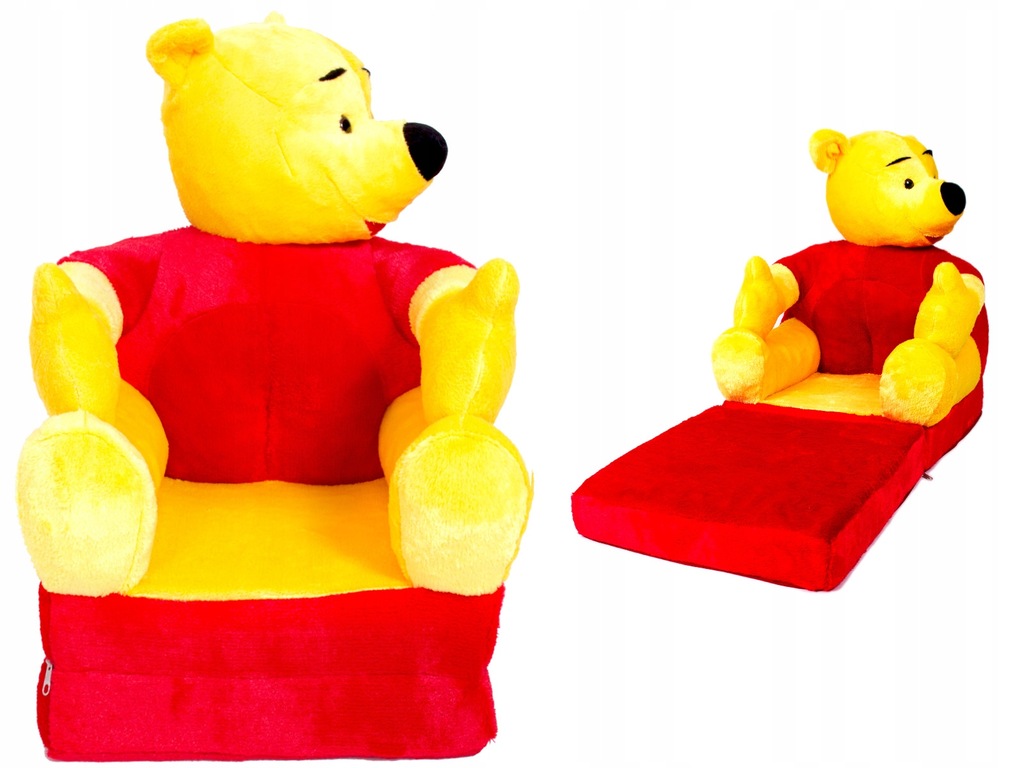 Bērnu mīksts krēsls - gulta XXL Winnie pooh
