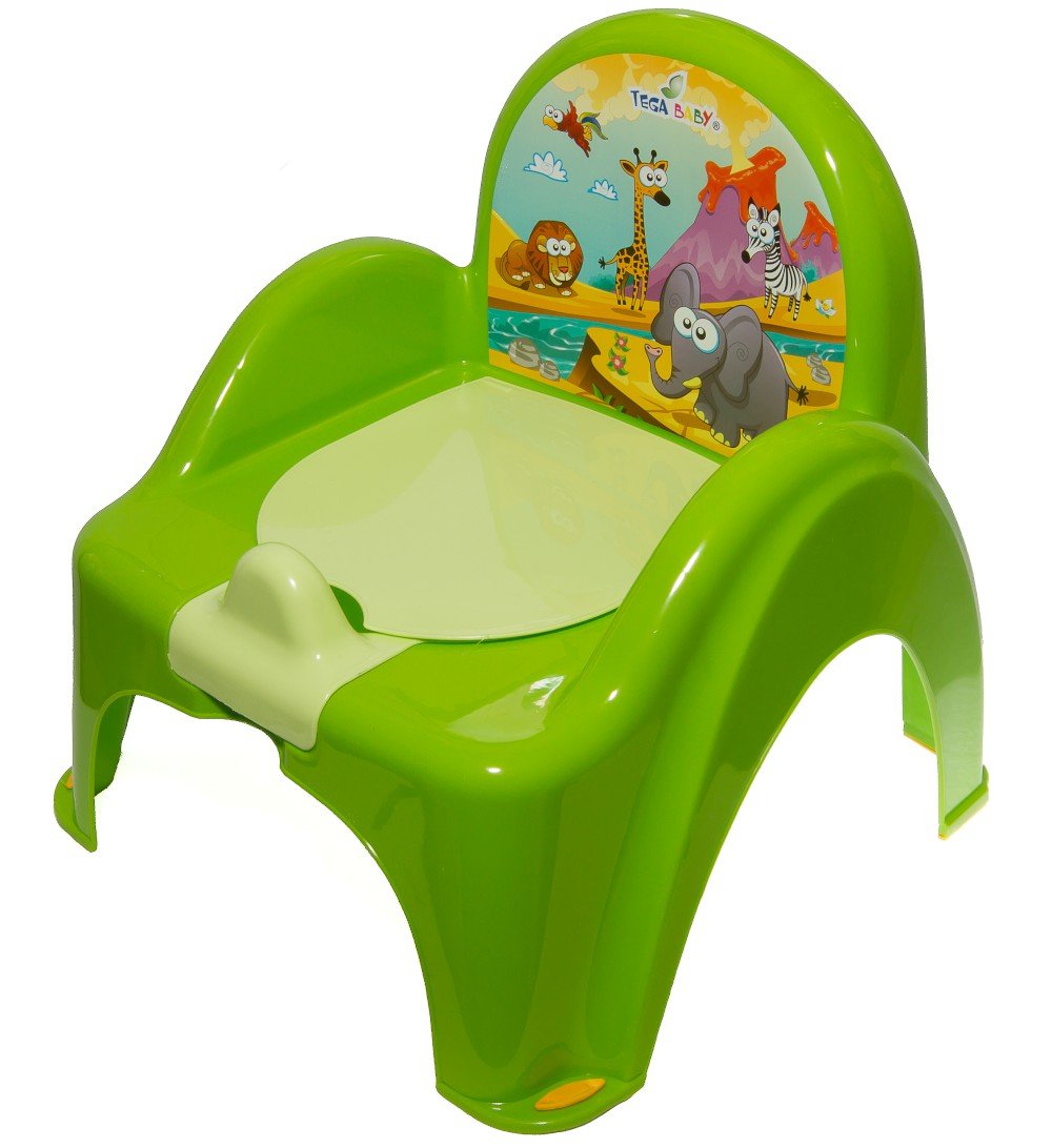 Bērnu podiņš-krēsls TegaBaby SAFARI green SF-010