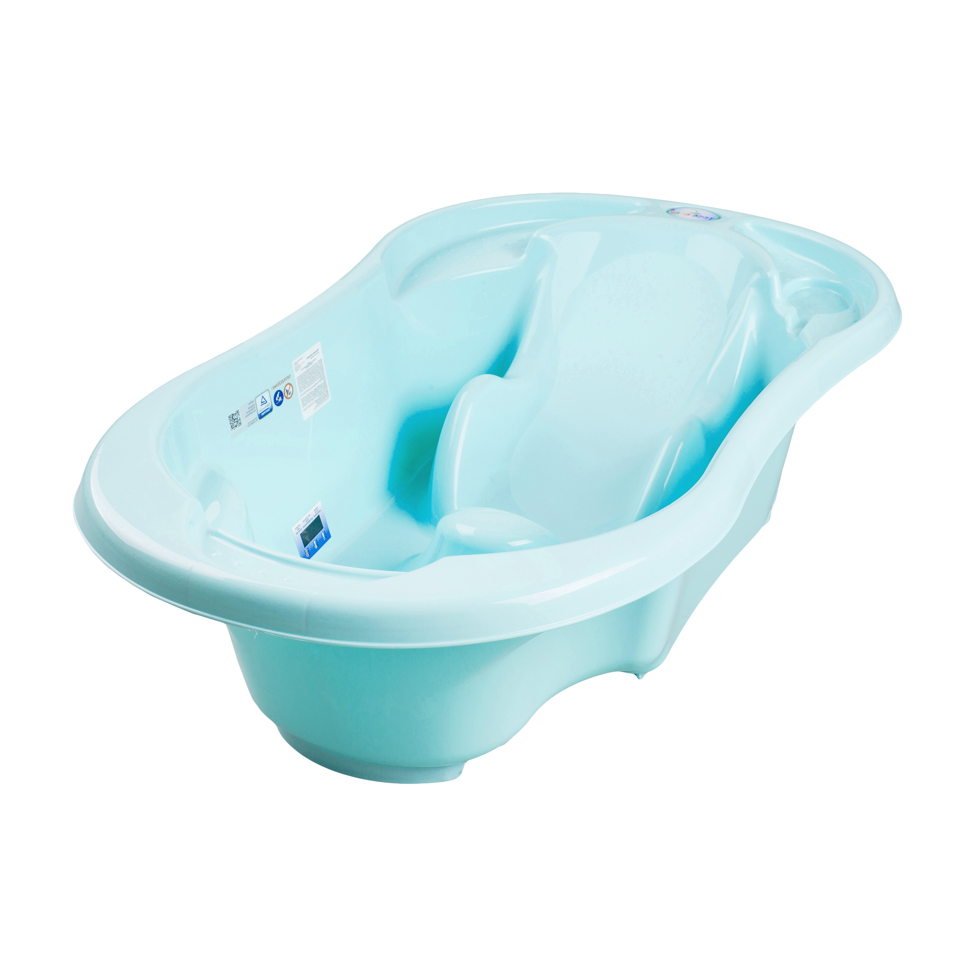 Bērnu vanna anatomiskās formas TegaBaby COMFORT light blue TG-011