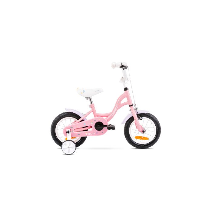 Bērnu velosipēds Romet Tola Pink White 12 collas