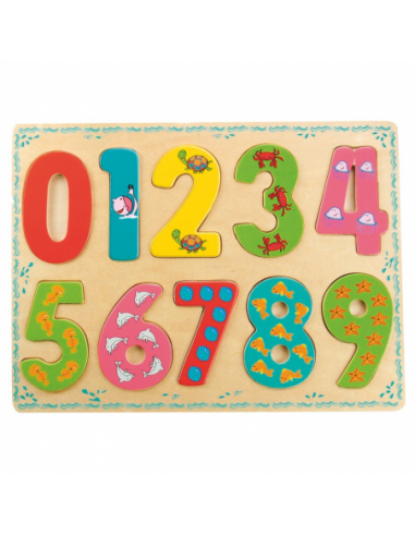 Bino Puzzle Numbers Koka puzle Cipari