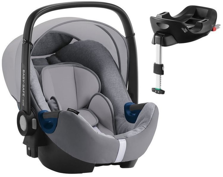 Britax Romer Baby-Safe 2 I-Size Grey marble Bērnu autosēdeklis 0-13 kg + Flex Isofix bāze