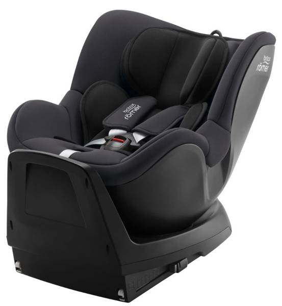 Britax Romer Dualfix Plus 360 Midnight Grey + ISOFIX Base Bērnu autosēdeklis 0-20 kg