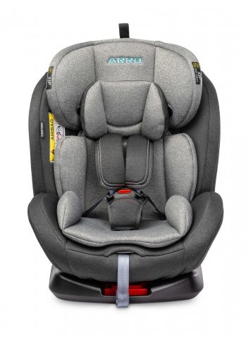 Caretero ARRO grey Isofix Bērnu autosēdeklis 0-36 kg