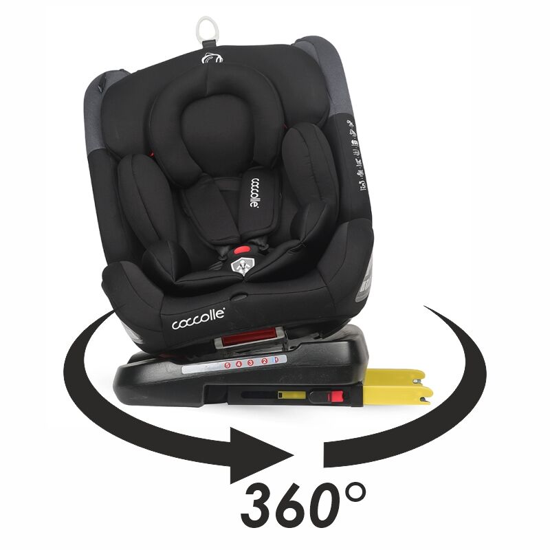 Coccolle Atira 360 Diamond Black Bērnu autosēdeklis 0-36 kg