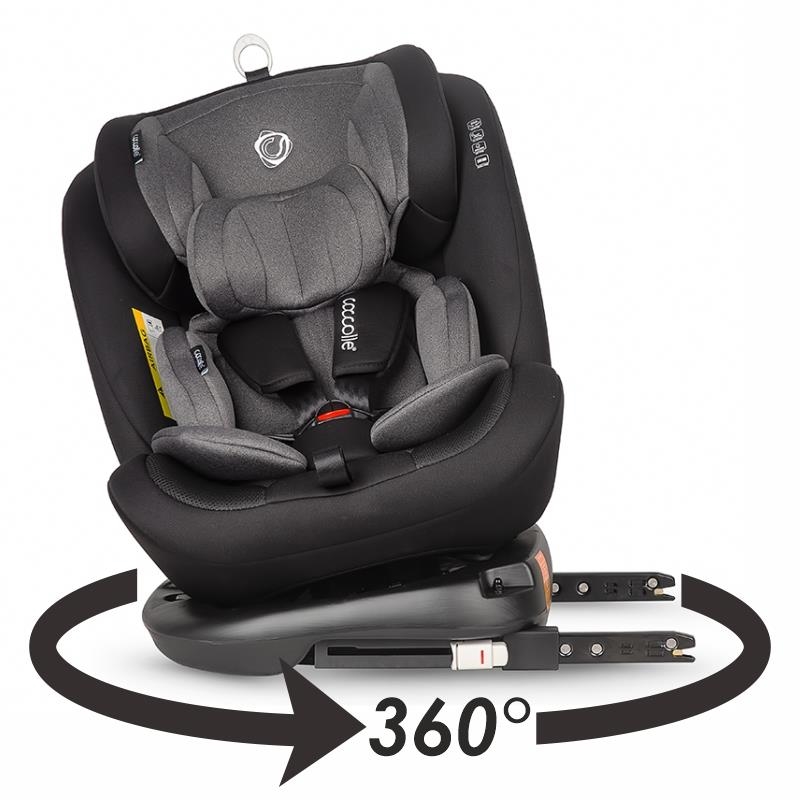 Coccolle Nova 360 Diamond Black Bērnu autosēdeklis 0-36 kg