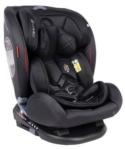 Coletto Cascade Isofix Black Bērnu autosēdeklis 0-36 kg