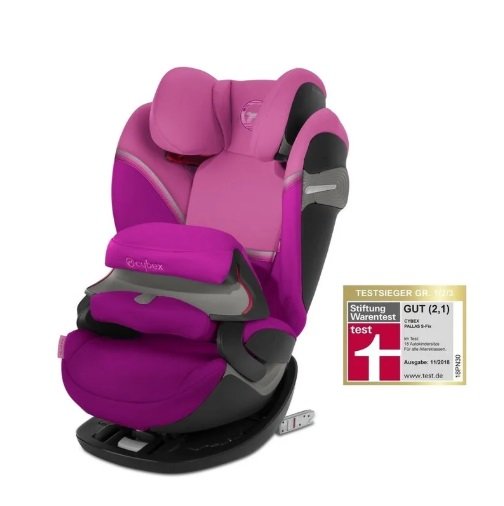 Cybex Pallas S-Fix Magnolia Pink Bērnu autosēdeklis 9-36 kg