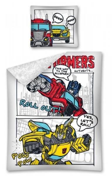 Detexpol Transformers Gultas veļas komplekts no 2 daļām 140x200
