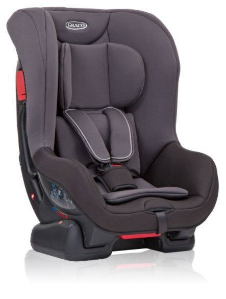 Graco Extend Black Grey Bērnu autosēdeklis 0-18 kg